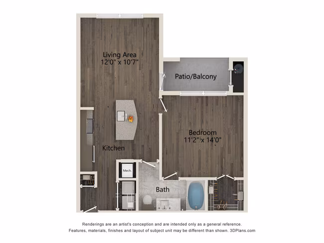 A2 Essential 1322 floor plan